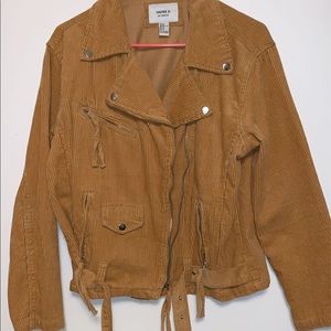 Carmel corduroy biker jacket